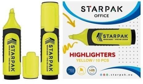 Starpak Zakreślacz żółty (10szt)