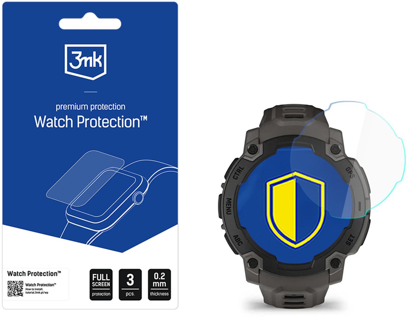 3MK Garmin Instinct E 45mm - 3mk Watch Protection FlexibleGlass
