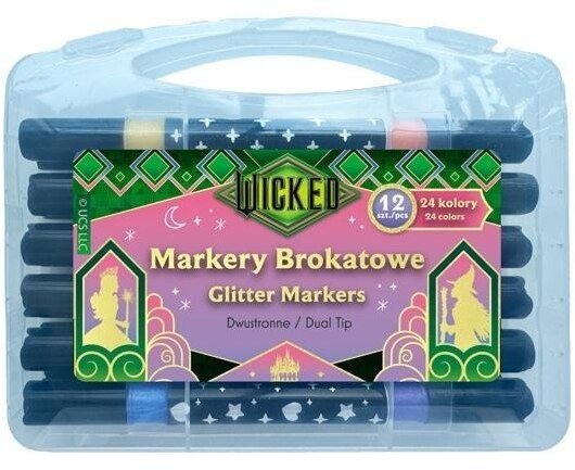 Beniamin Markery brokatowe dwustronne 12szt Wicked