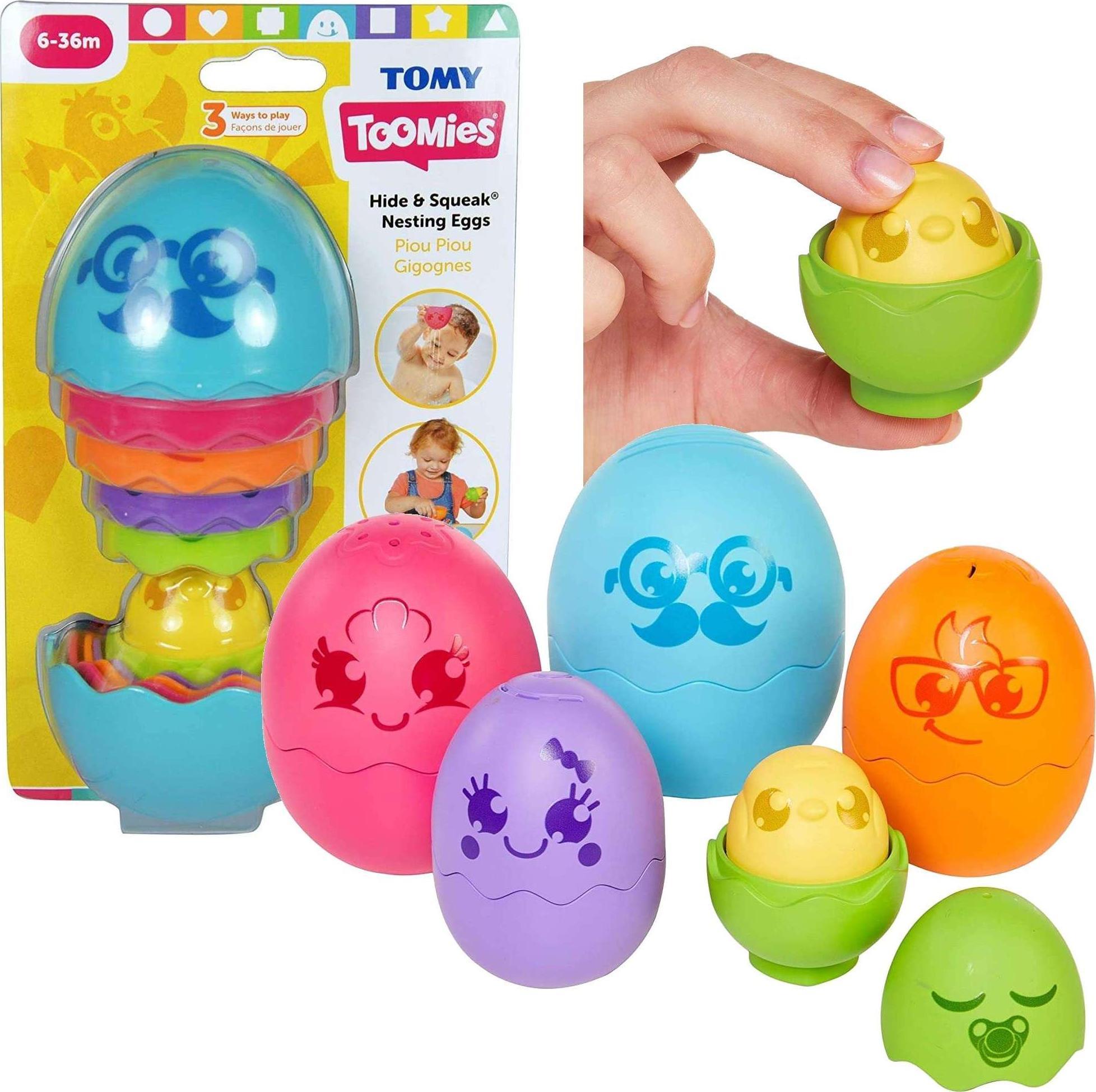 Tomy Toomies Jajko matrioszka niebieskie jajo