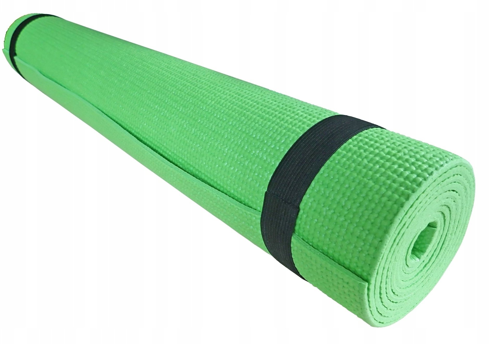 Kubisport Mata Gimnastyczna do Ćwiczeń Jogi Pilatesu Zielona 173x61x0,4 cm
