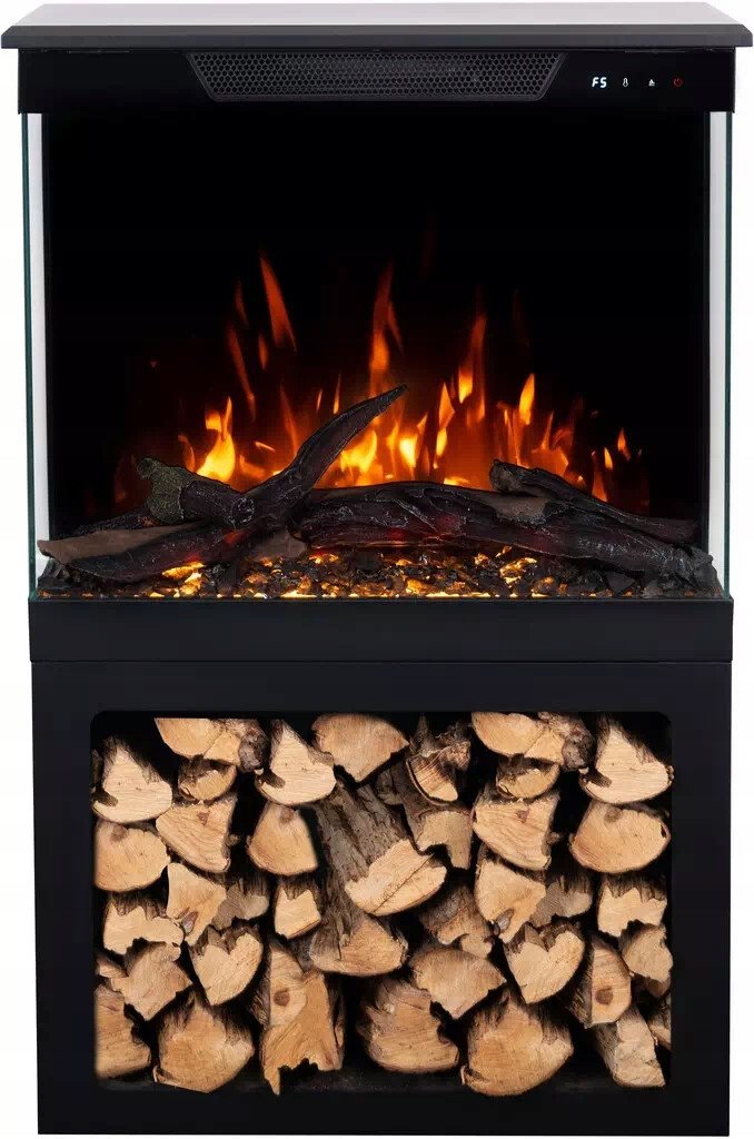 Aflamo Wkład TOWER + STOJAK 71, wkład elektryczny LED AFLAMO PLUS z DŹWIĘKIEM