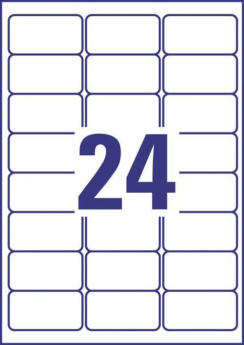 Avery Zweckform ETYK.ZF L4773 REV HEAVY DUTY 63,5X33,9MM ETYKIETA - L4773REV-20
