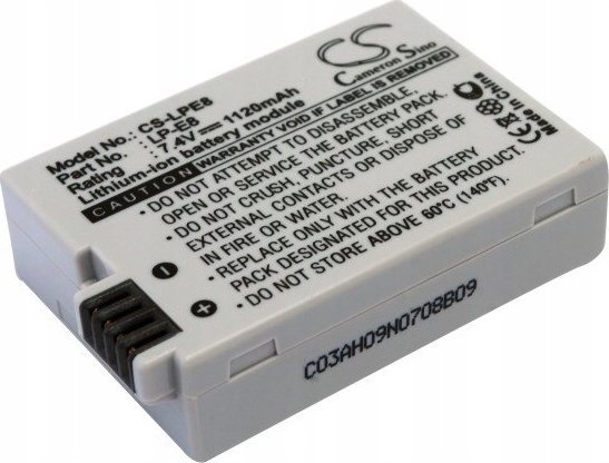 Akumulator Cameron Sino Akumulator Lp-e8 Do Canon Eos 550d 600d 650d 700d / Cs-lpe8