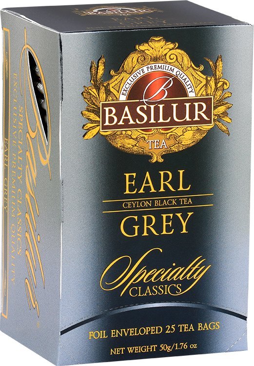 Basilur Herbata czarna cejlońska Earl Grey 20x2g