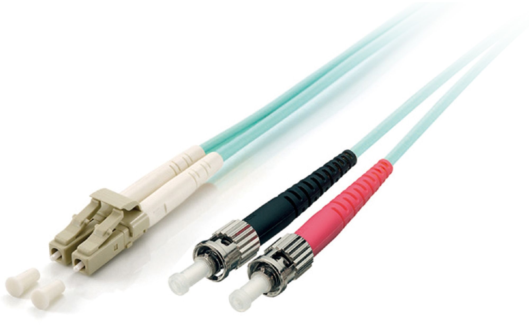 Equip Patchcord światłowodowy LC - ST Multimode Duplex OM3, 0.5m (255219)