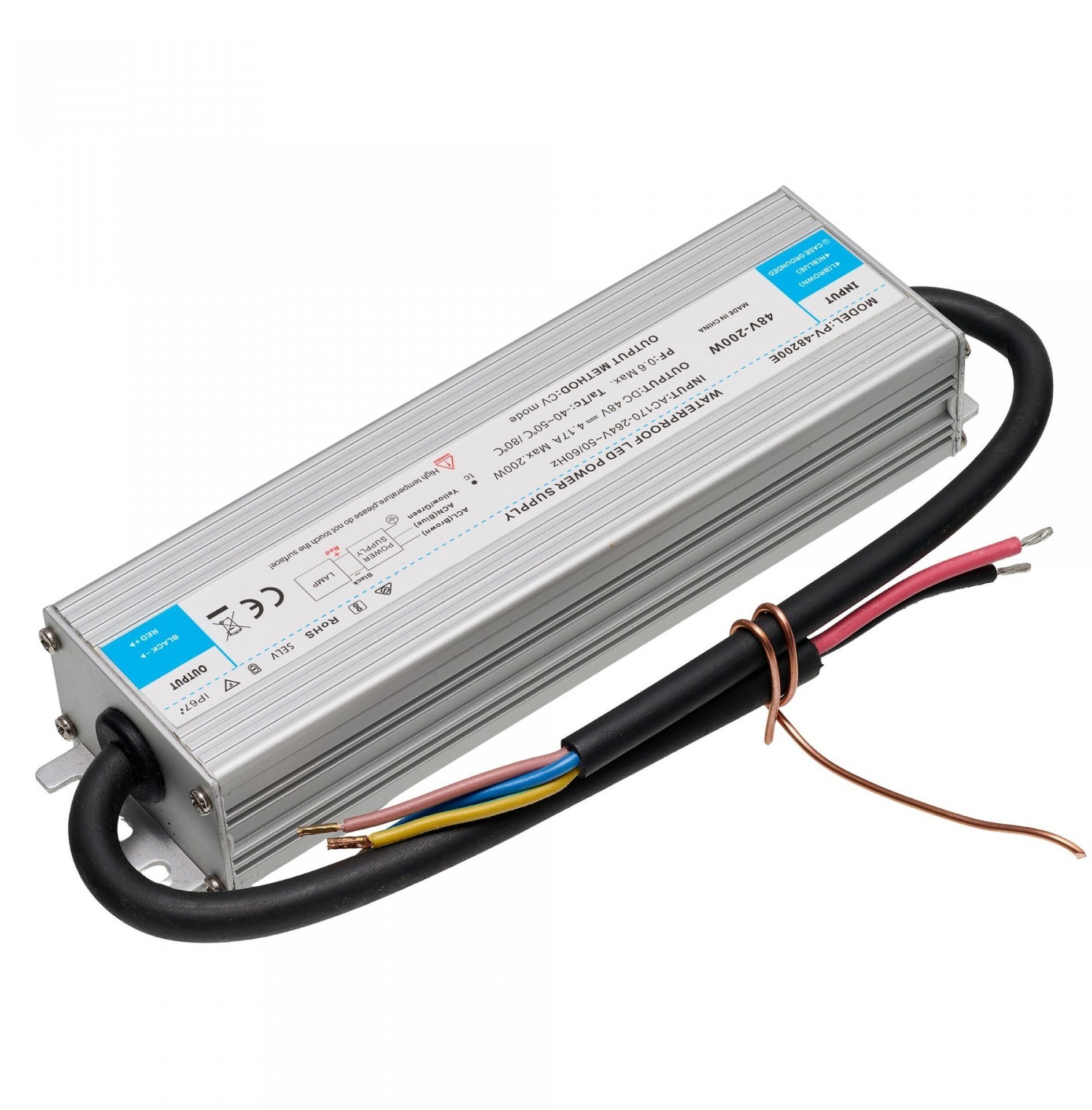 Azzardo Zasilacz Track IP65 Driver Aluminiowy AZ6965