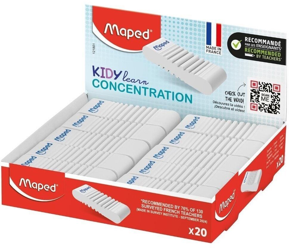 Maped Gumka KidyLearn Concentration (20szt) MAPED