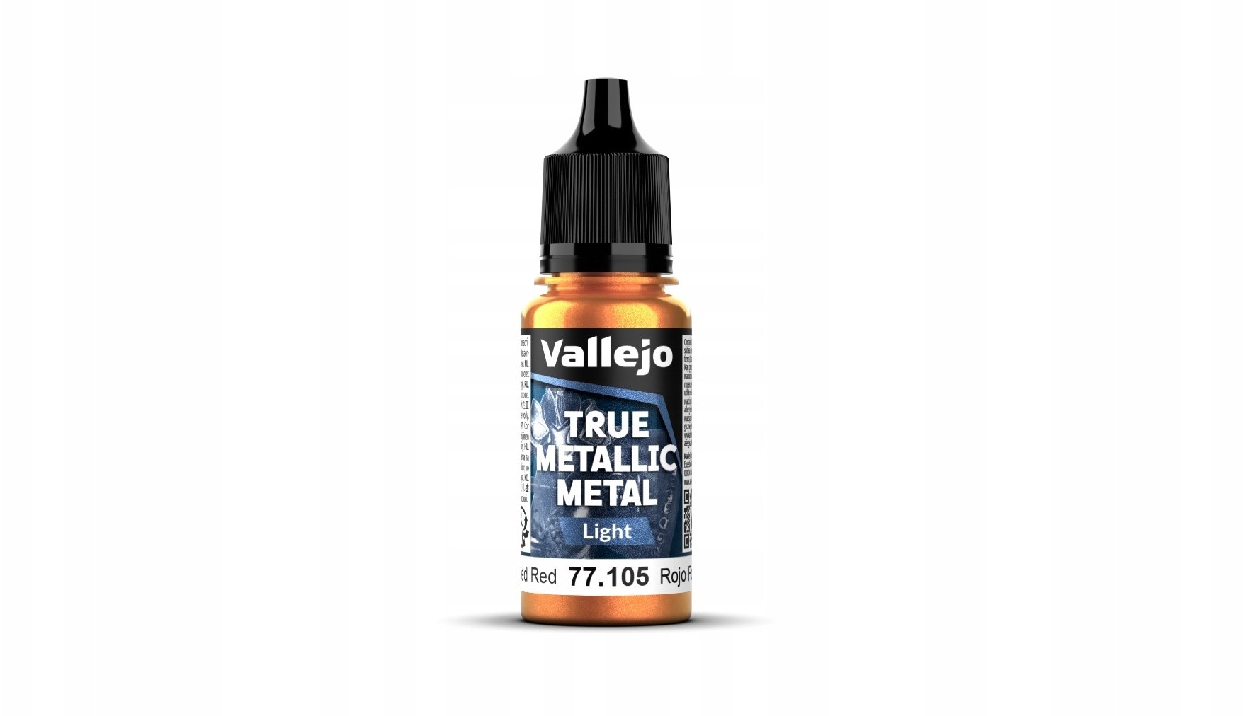 Vallejo Vallejo: 77.105 - True Metallic Metal - Light - Forged Red (18 ml)