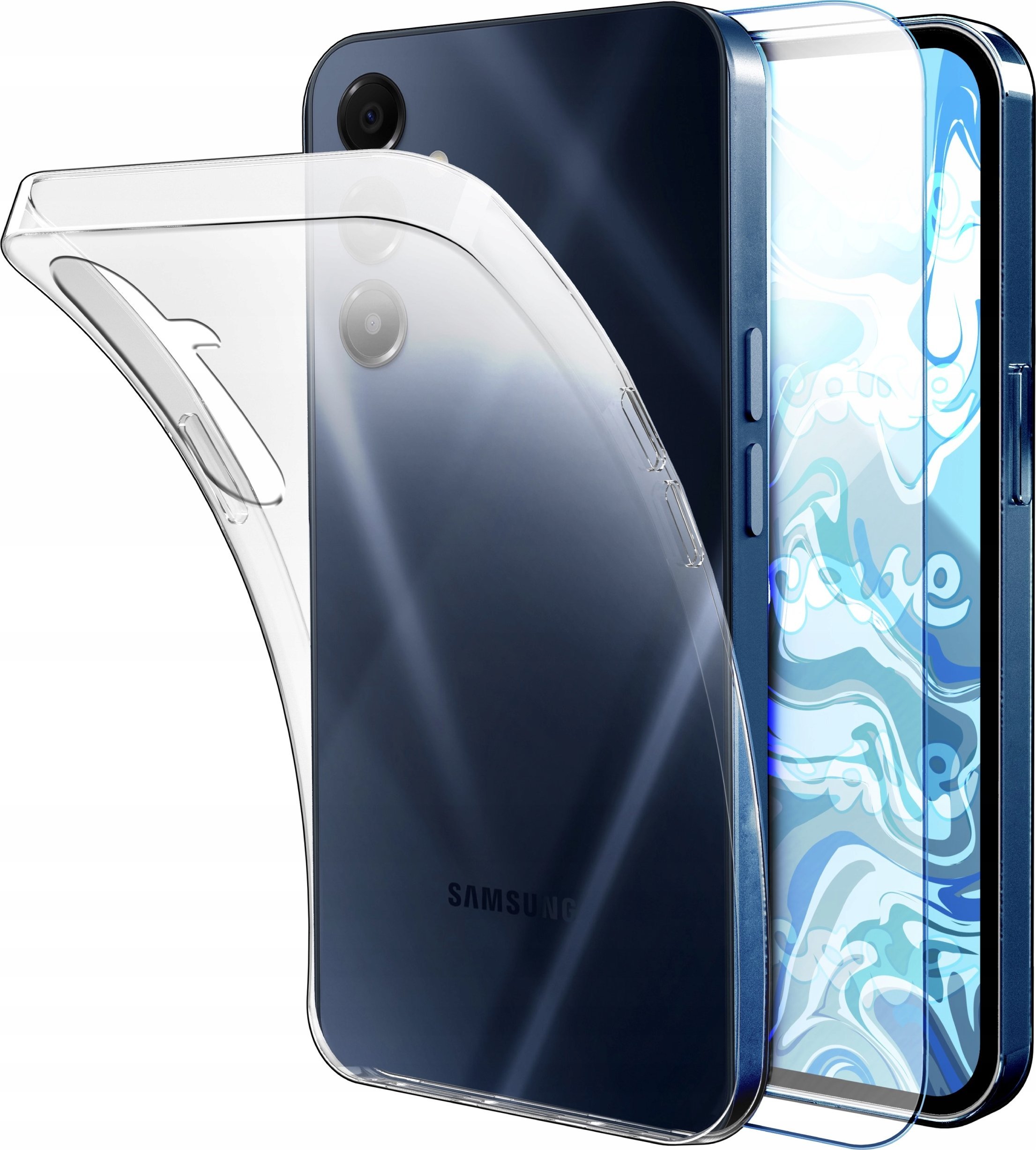 Hello Case ETUI DO SAMSUNG GALAXY A16 5G GUMOWE OBUDOWA CASE SILIKON SLIM SZKŁO