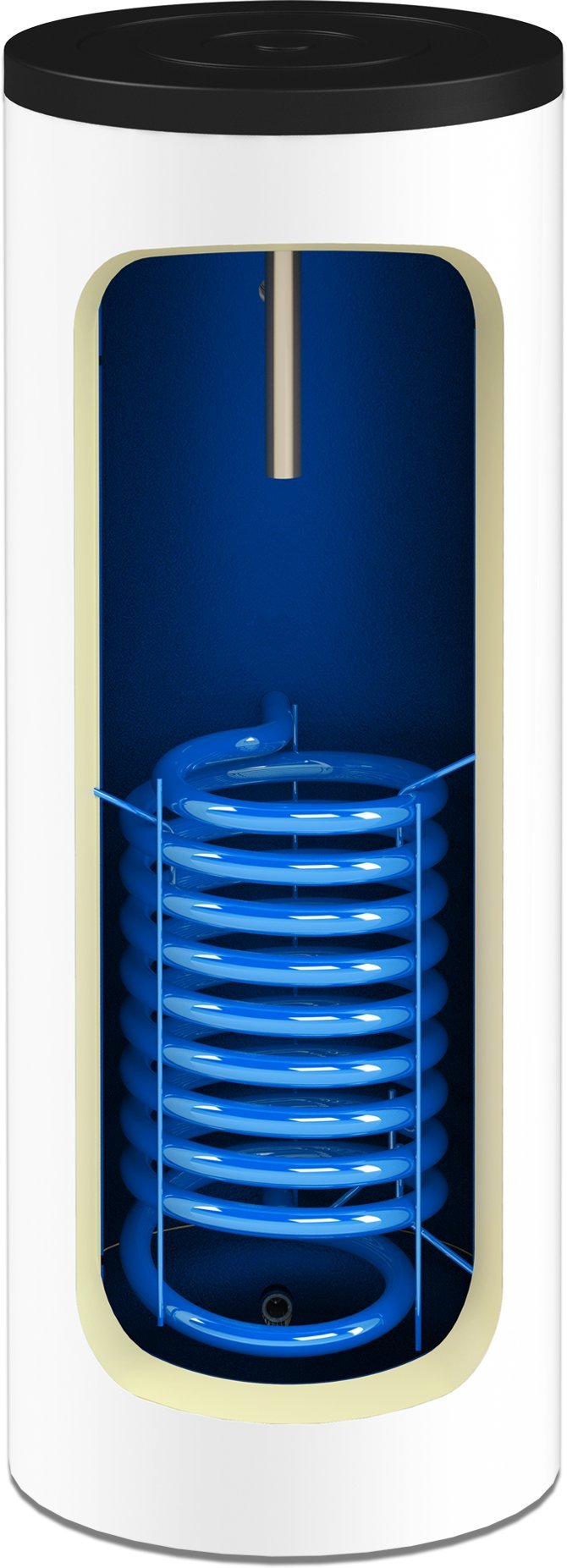 Kospel SW-501.PL WYMIENNIK C.W.U. STOJĄCY Z WĘŻOWNICĄ SPIRALNĄ TERMO MAX
