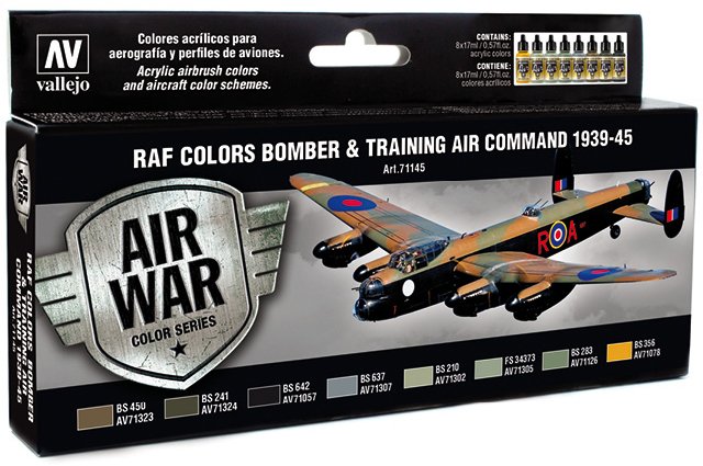 Vallejo Vallejo: 71.145 - Model Air - Air War - RAF Colors - Bomber & Training Air Command 1939-1945...