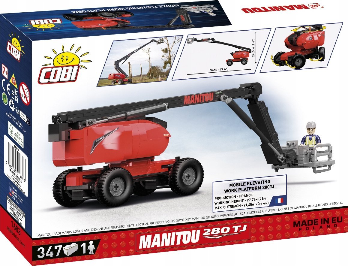 COBI 1683 Manitou 280 TJ 347 klocków