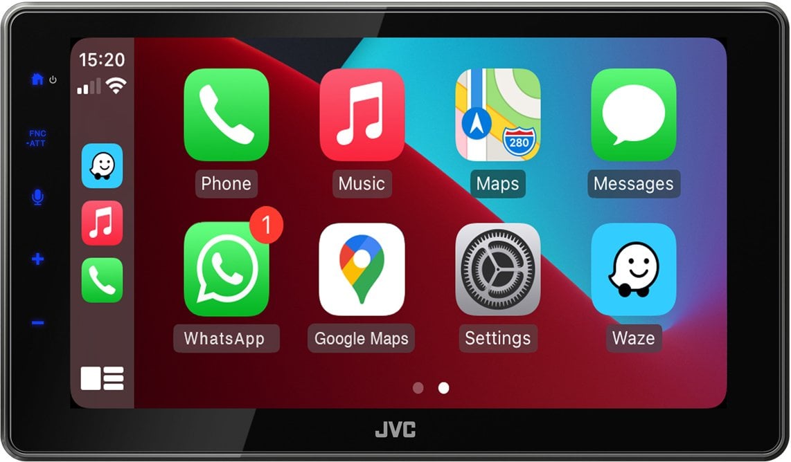 Radio samochodowe JVC JVC KW-Z900DBW DAB BT 9'' 1DIN WiFi Carplay AndroidAuto