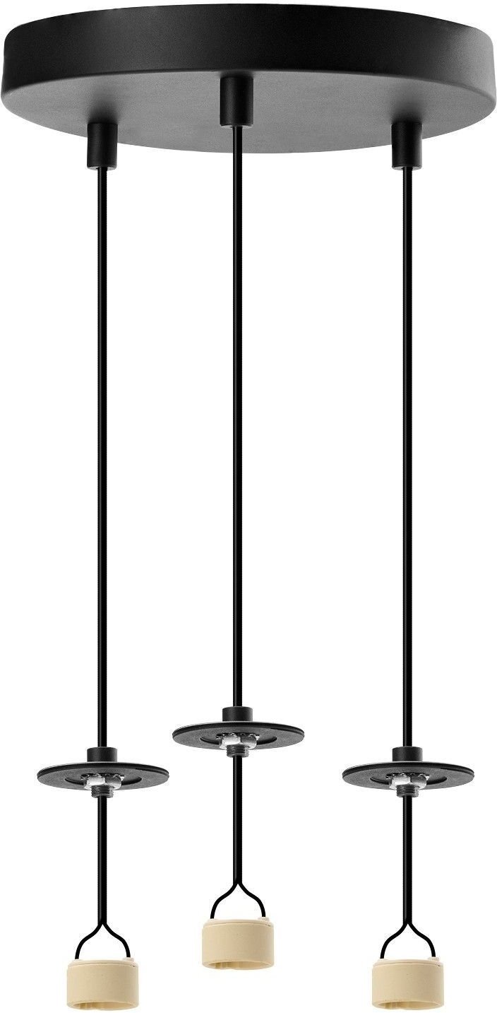 Azzardo Podstawa lampy wiszącej Lucas 3R BK AZ6158