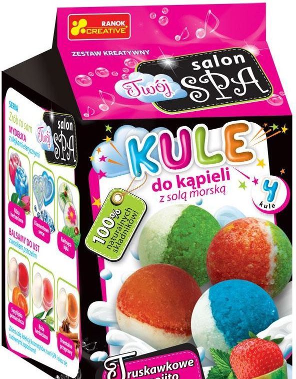 Ranok Kule do kąpieli z solą morską. Truskawkowe mojito (156911)