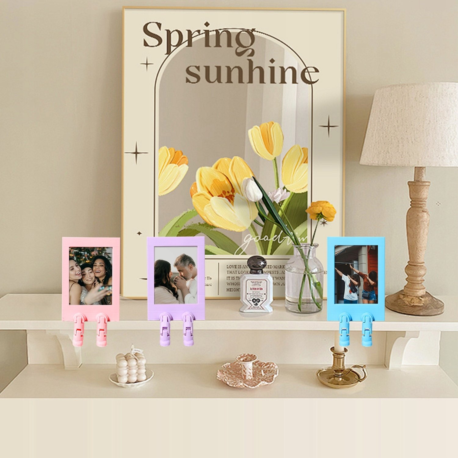 Ramka LoveInstant Ramka Stojąca Na Zdjęcia Instax Mini 99 41 12 11 Evo Liplay Zink 2x3 / Niebieski