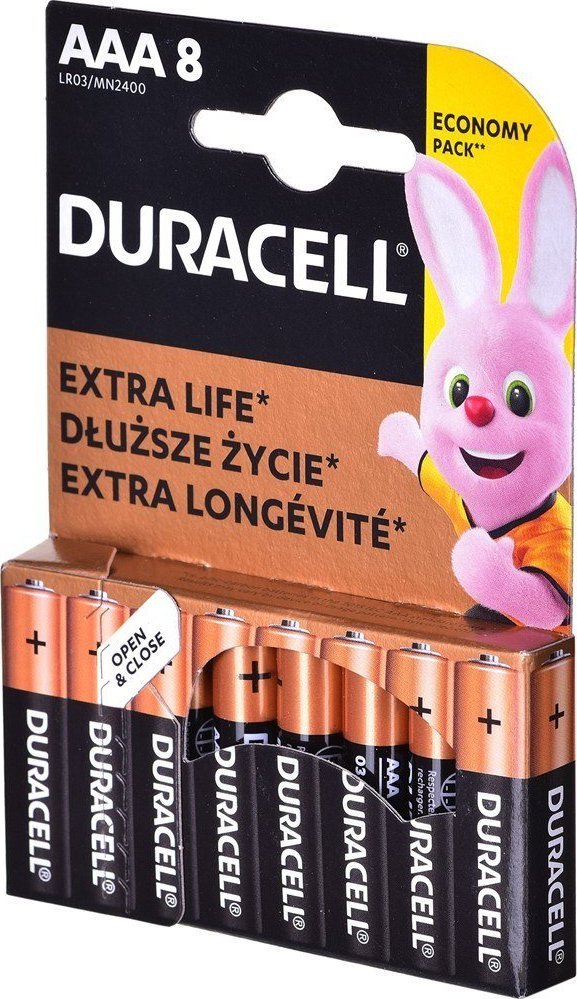 Duracell Bateria LR03 8 szt.