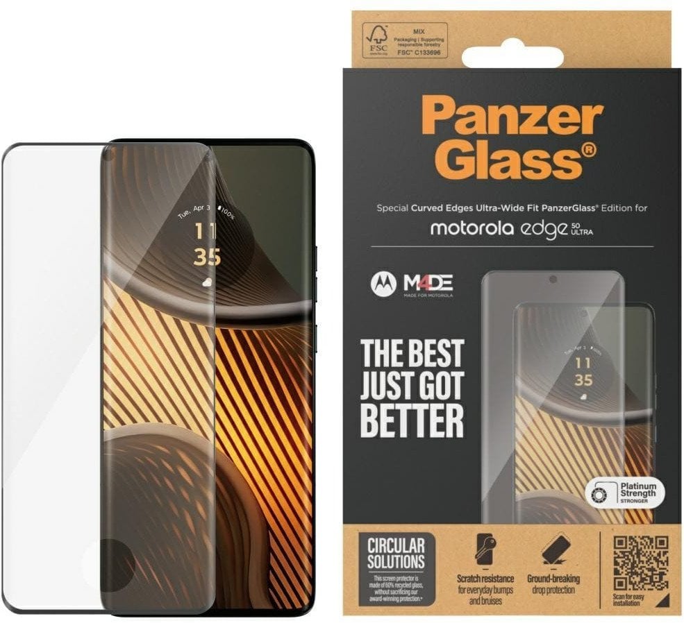 PanzerGlass Szkło hartowane Ultra-Wide Fit do Motorola Edge 50 Ultra