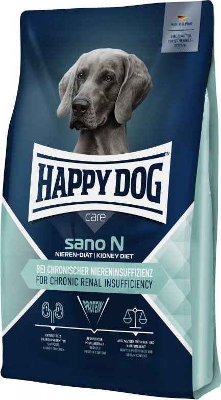 Happy Dog Sano N, karma sucha, wspomagająca nerki, 7,5kg