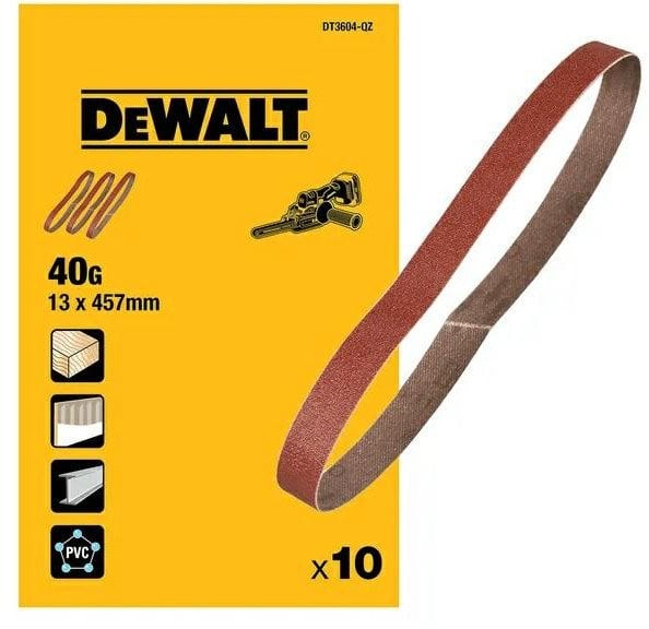 Dewalt DEWALT Pasy bezk. 13x457mm P 40 10szt. DO DCM200