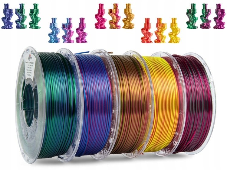 Gimmik Filaments PLA magic silk mix 5x0.25kg Spectrum PLA-MagMIX-175-5x025 (5905991404866)