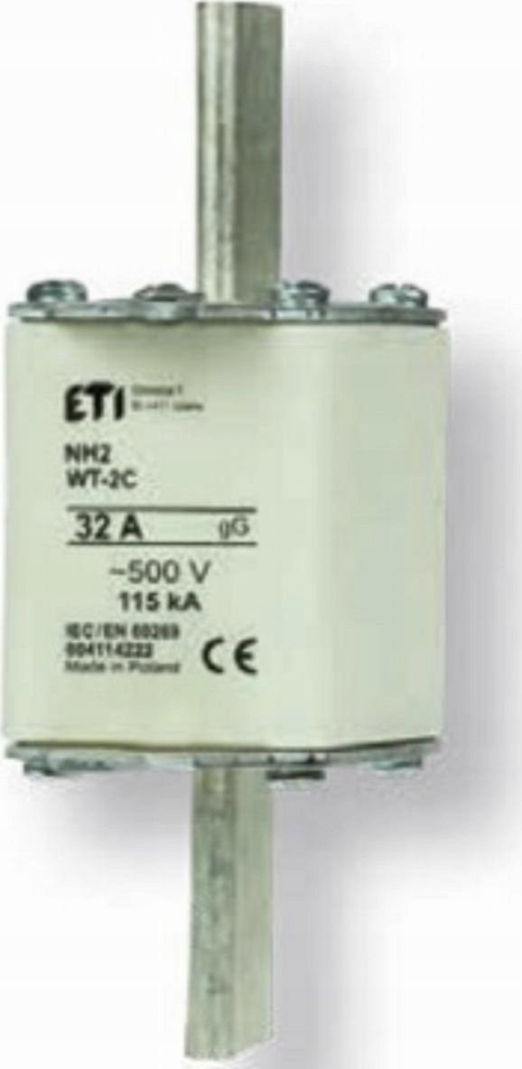 Etipo Wkładka topikowa ETI Polam NH2/WT-2C 004114507 gG 100A 500V G przemysłowa zwłoczna (wykończenie górnicze)