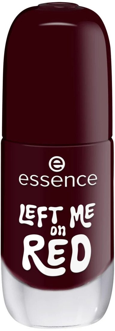 Essence Essence Gel nail polish żelowy lakier do paznokci 8ml Left Me On Red (12)