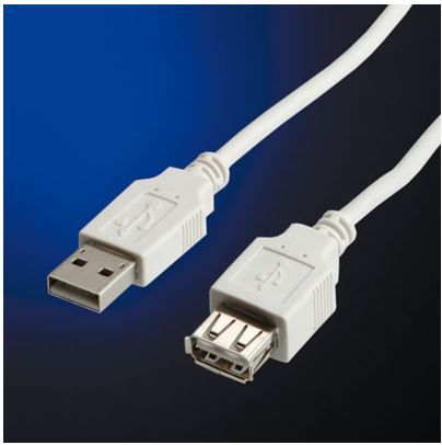 Zdjęcia - Kabel  USB Value USB-A - 0.8 m Biały (11.99.8946-50)