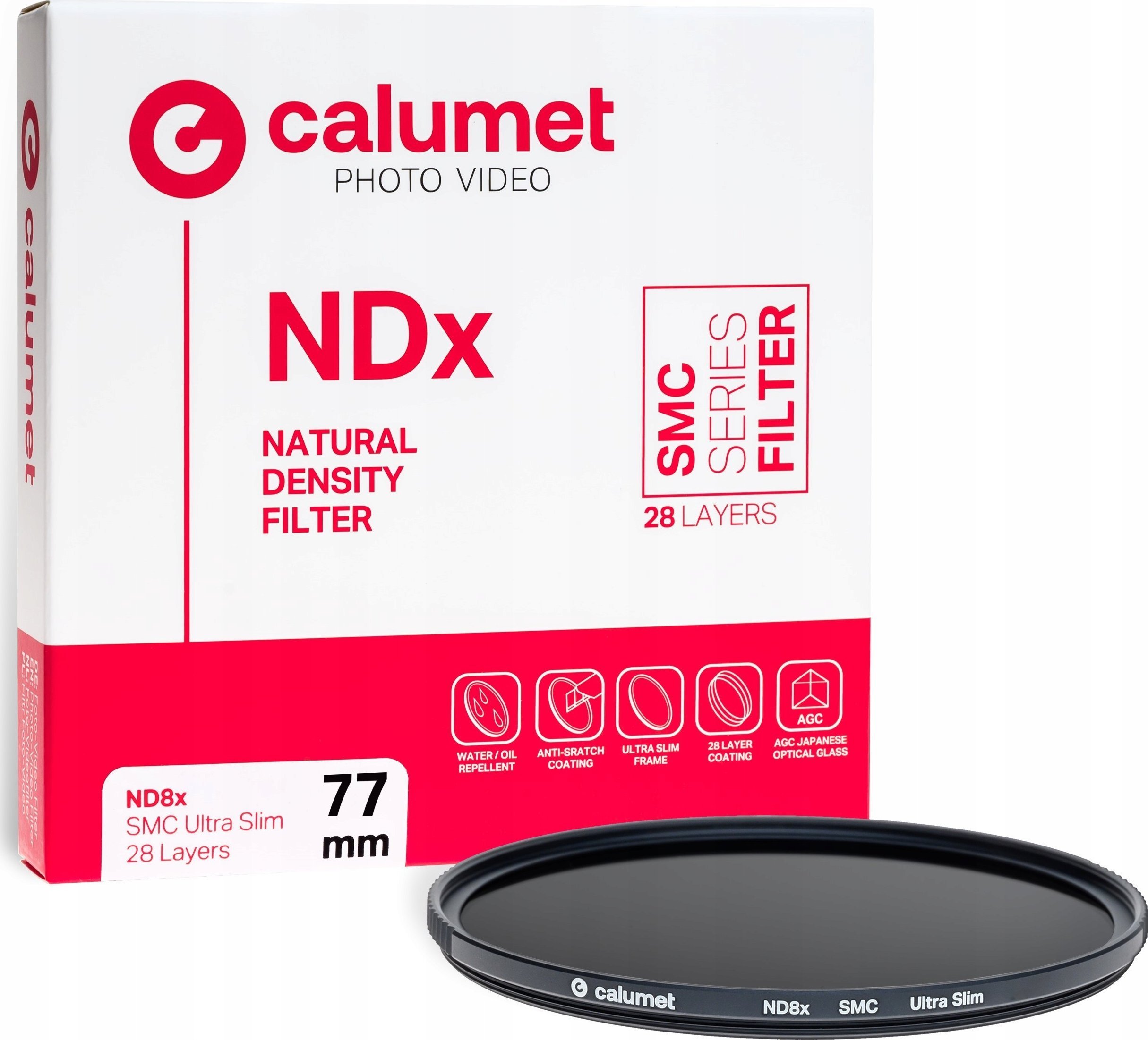 Filtr Calumet Calumet Filtr ND8x SMC 77 mm Ultra Slim 28 Layers
