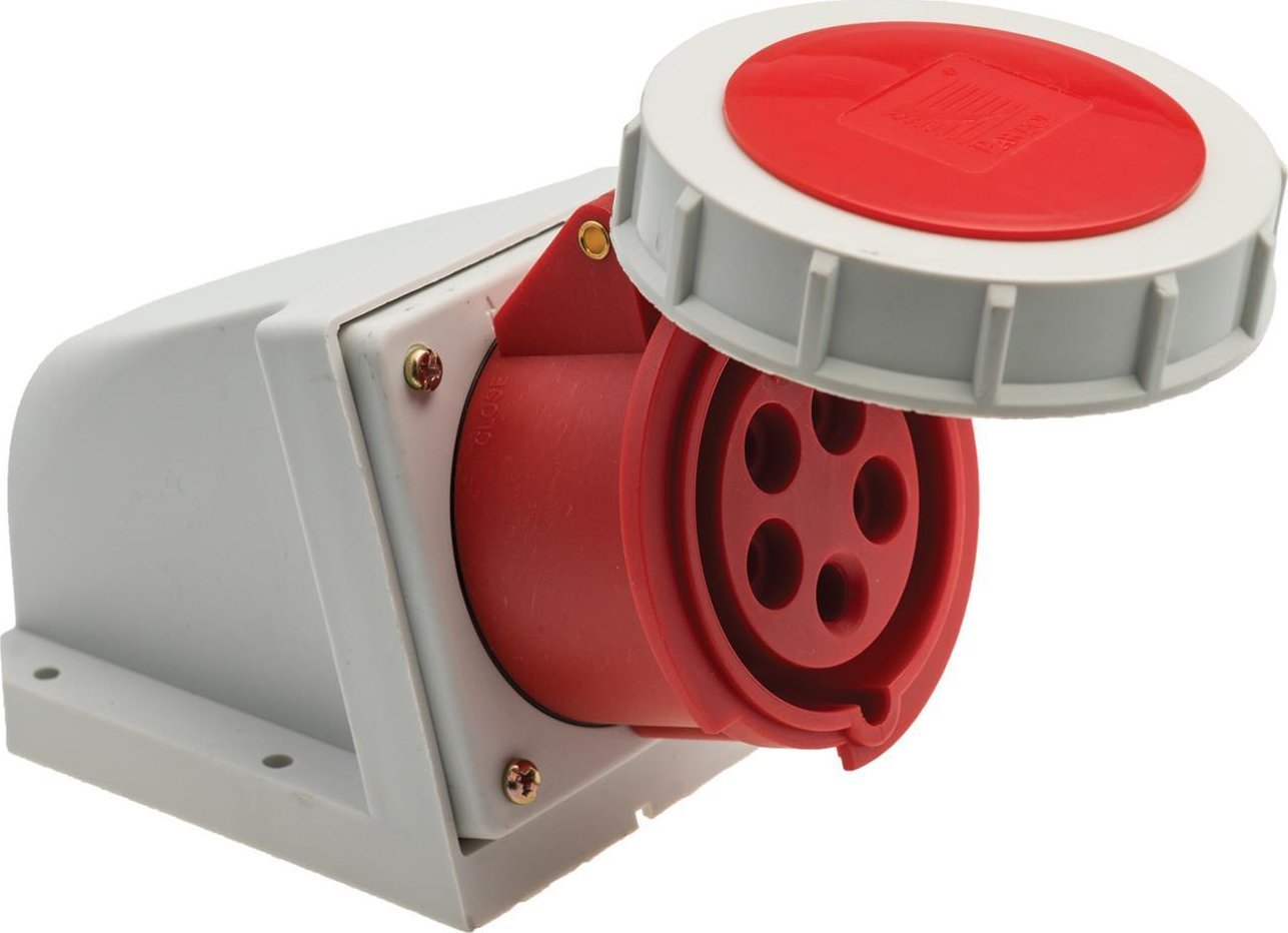 Pawbol Gniazdo siłowe 16A 400V 5p IP67