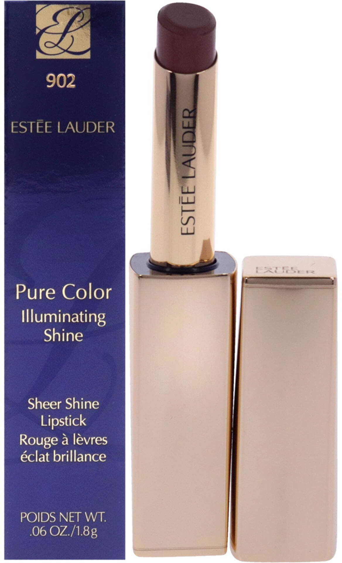 Estee Lauder, Pure Color Illuminating Shine, Hydrating, Cream Lipstick, 902, Profound, 1.8 g For Women