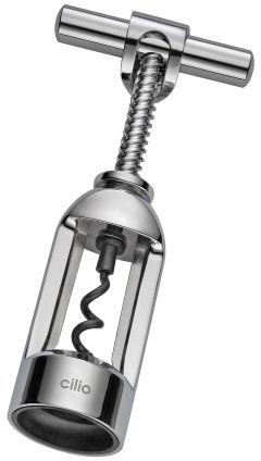 Cilio Korkociąg Tradizione, chromowany metal, 14 cm