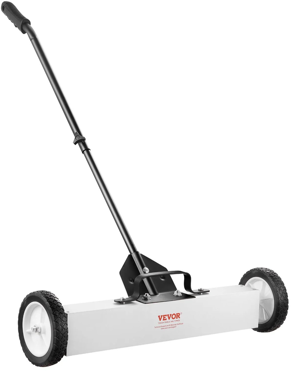 MSW Zamiatarka magnetyczna 61cm na kółkach teleskopowa do śrub