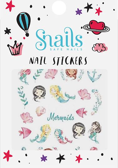 Snails Naklejki na paznokcie Mermaids