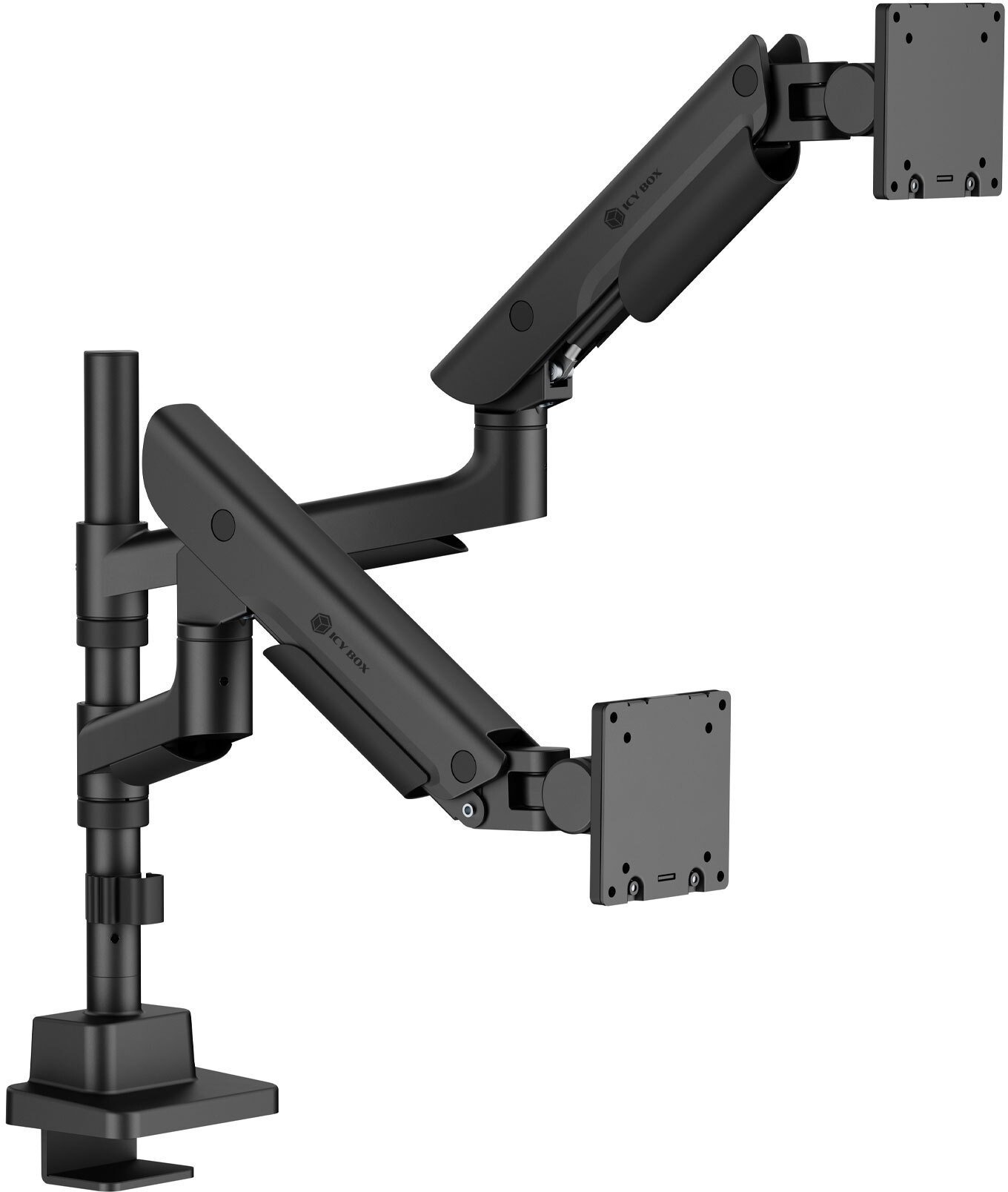 Icy Box Uchwyt biurkowy na 2 monitory 24" - 57" (IB-MS702-T)