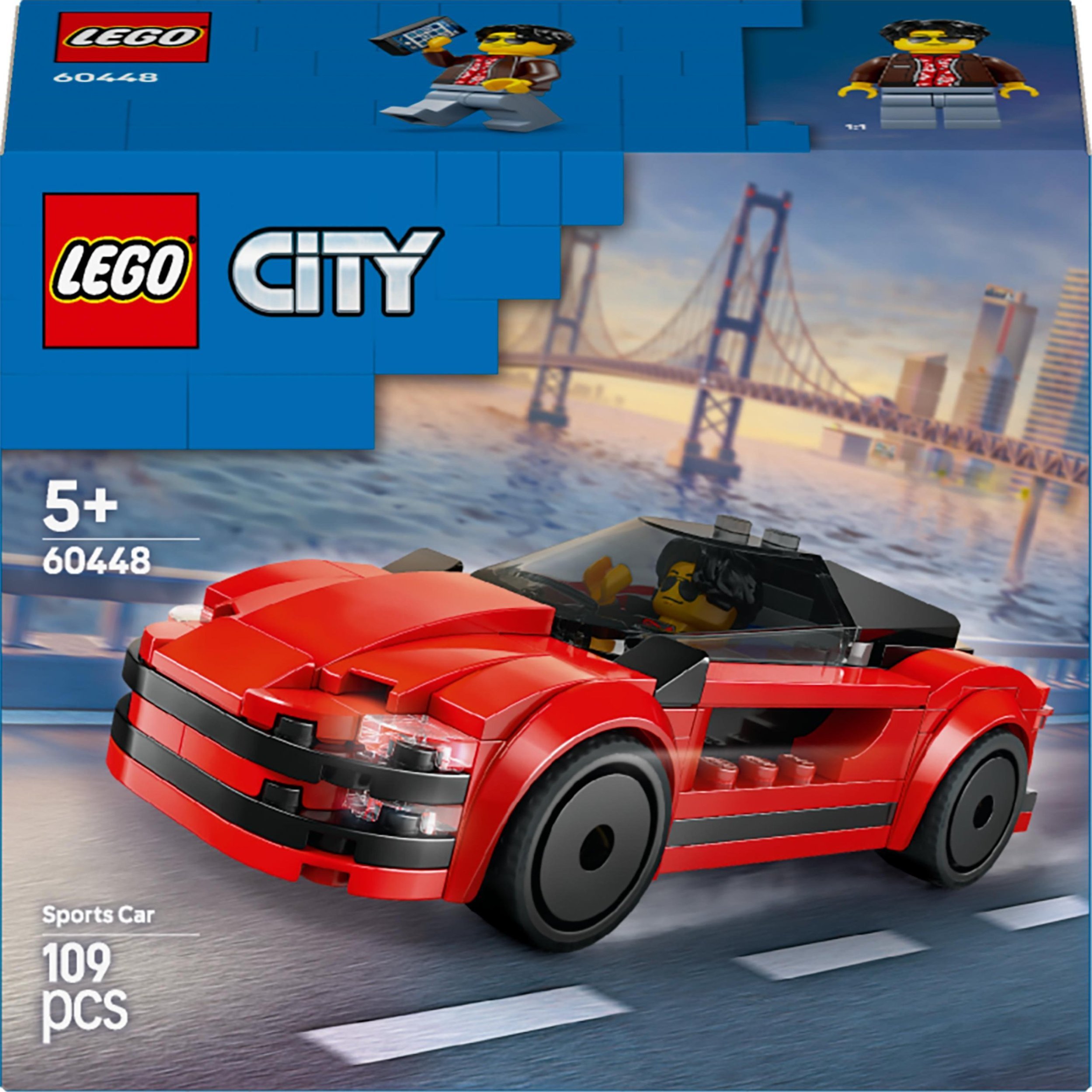 LEGO City Czerwony samochód sportowy (60448)