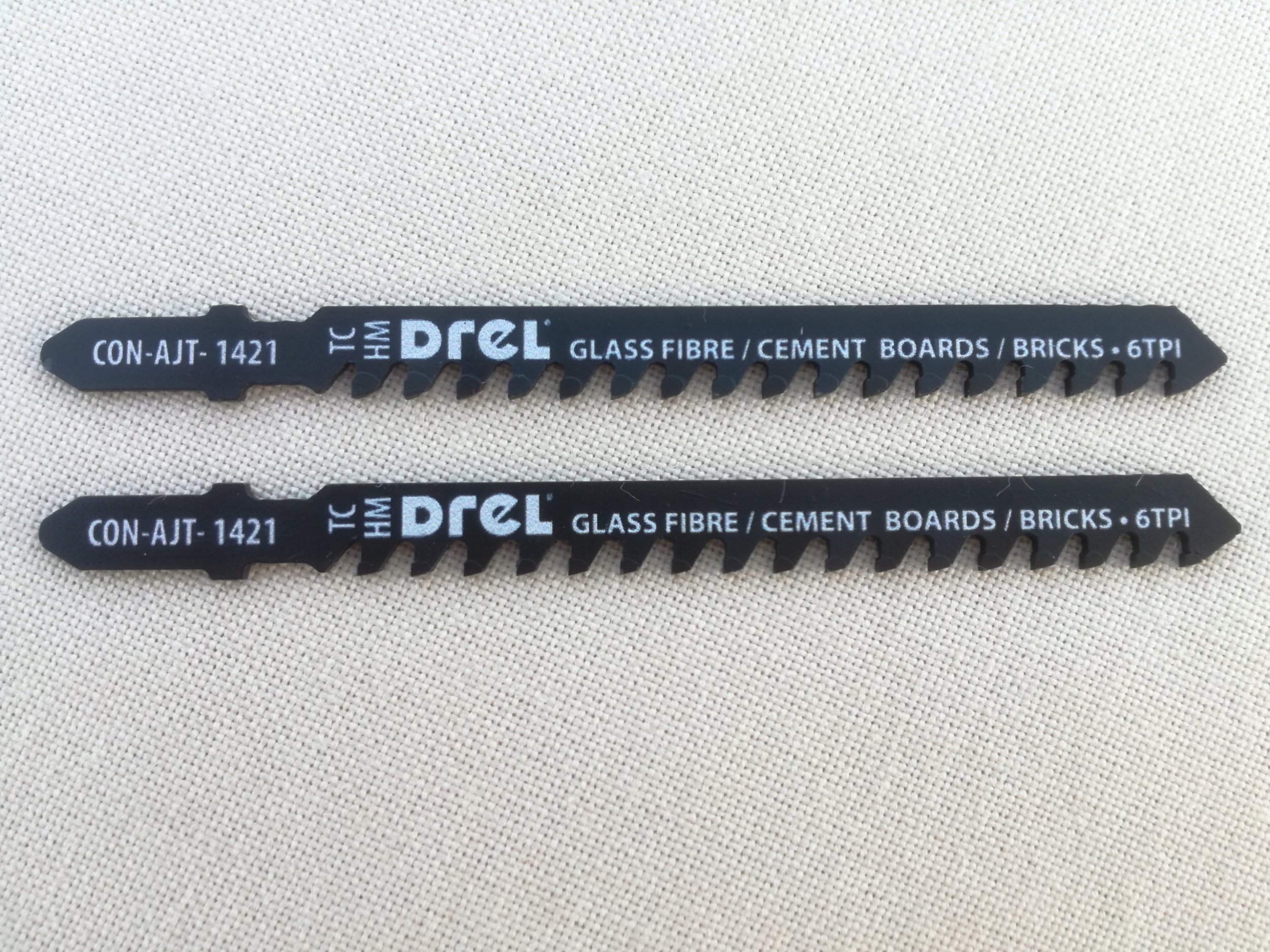 Bruzdownica Drel DREL Brzeszczoty Do Wyrzynarki 75mm Typ T 6TPI Do Cegły Gipsu 2szt