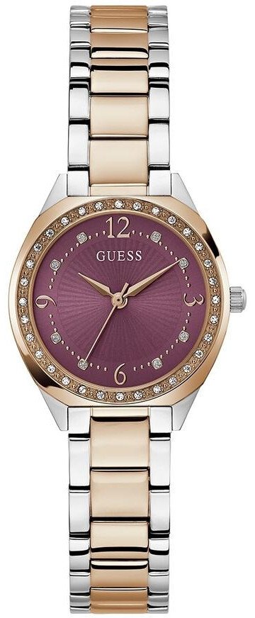 Zegarek Guess Zegarek damski Guess GW0767L5 CYRKONIE srebrny