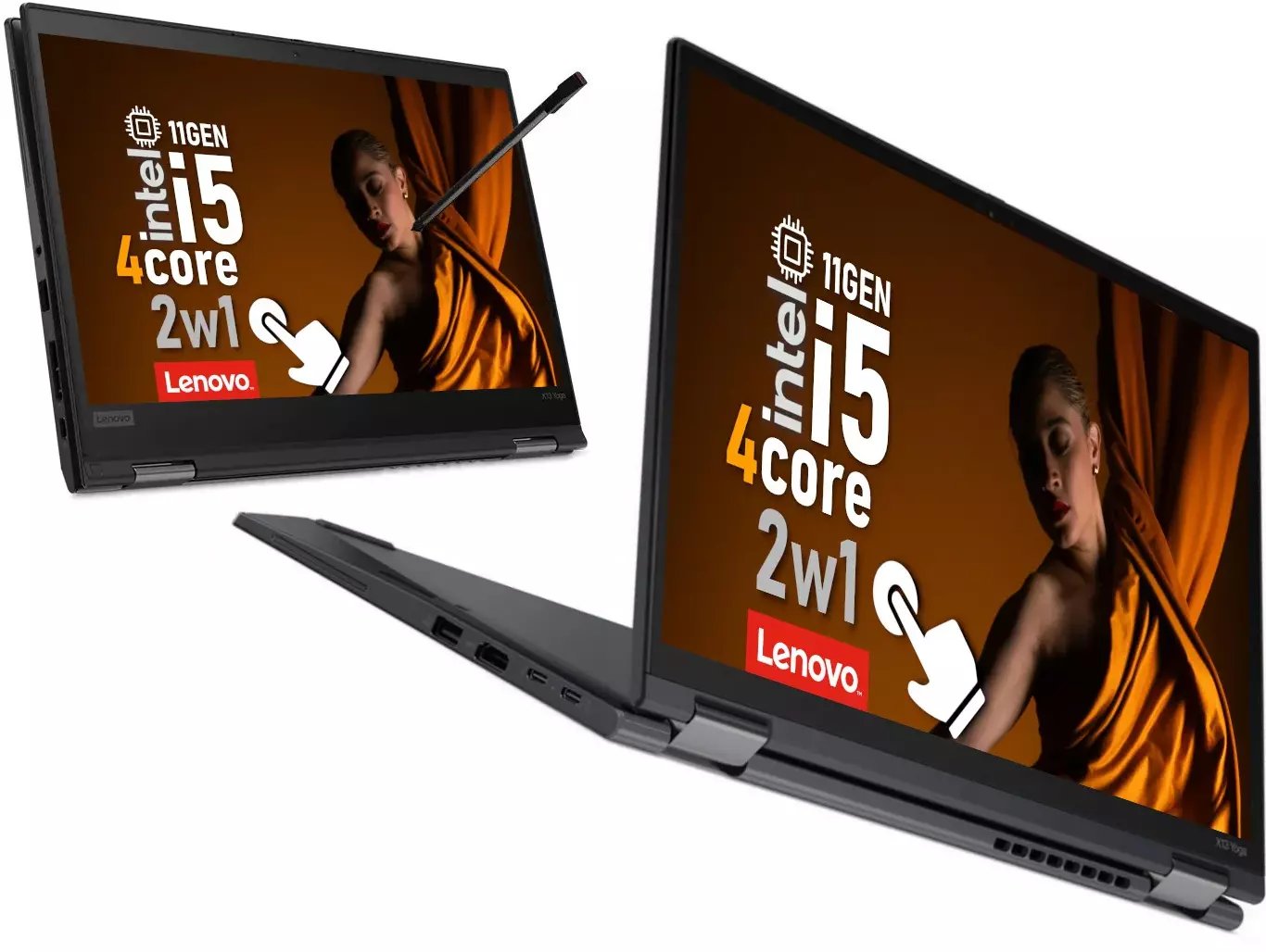 Laptop poleasingowy Lenovo Lenovo Thinkpad X13 Yoga G2 i5-1145G7 16 GB 512 GB SSD 2w1 Rysik 13,3" IPS W11