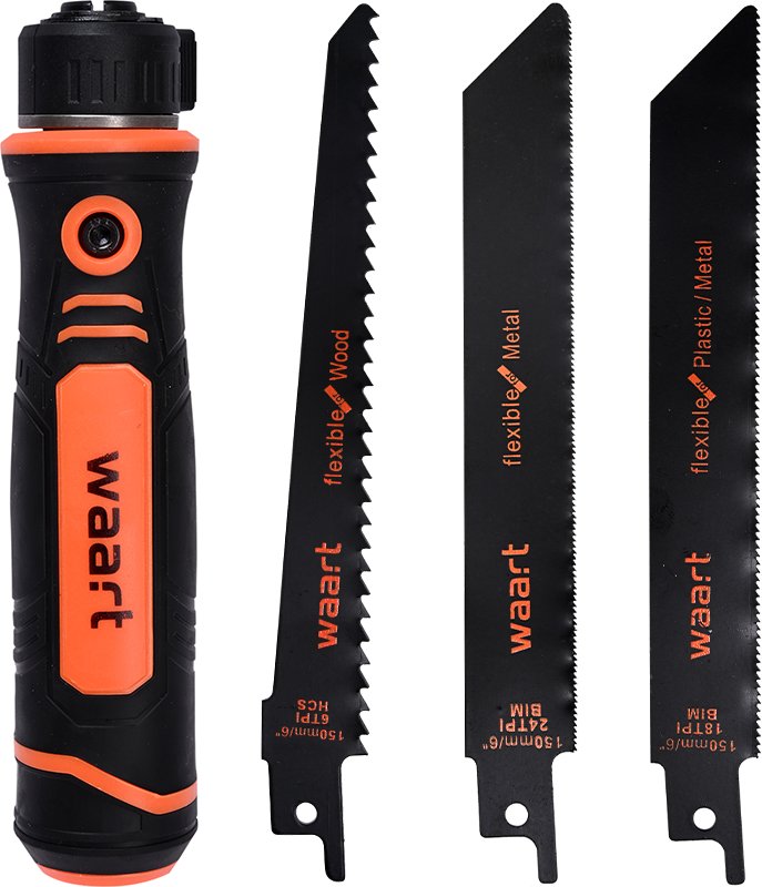 Waart WAART Uchwyt Do Brzeszczotów Lisi Ogon 150mm Ręczna Piłka 3 Ostrza