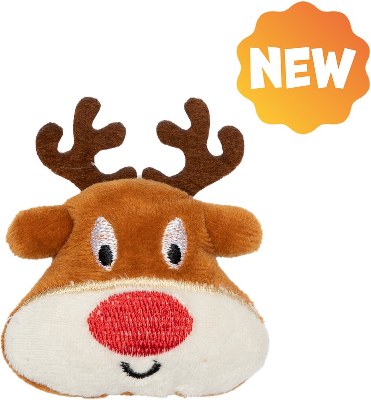 UNIQ PETS PLUSZOWA ZABAWKA DLA KOTA PURRNIP głowa renifera z kocimiętką 7x6cm