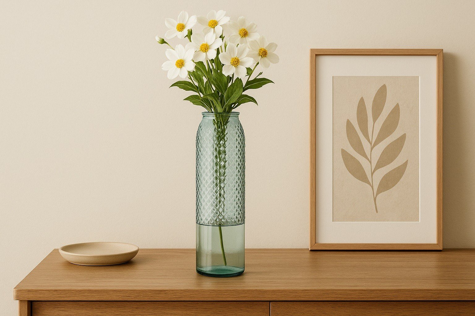 Wazon szklany 45 cm Diamante 5946