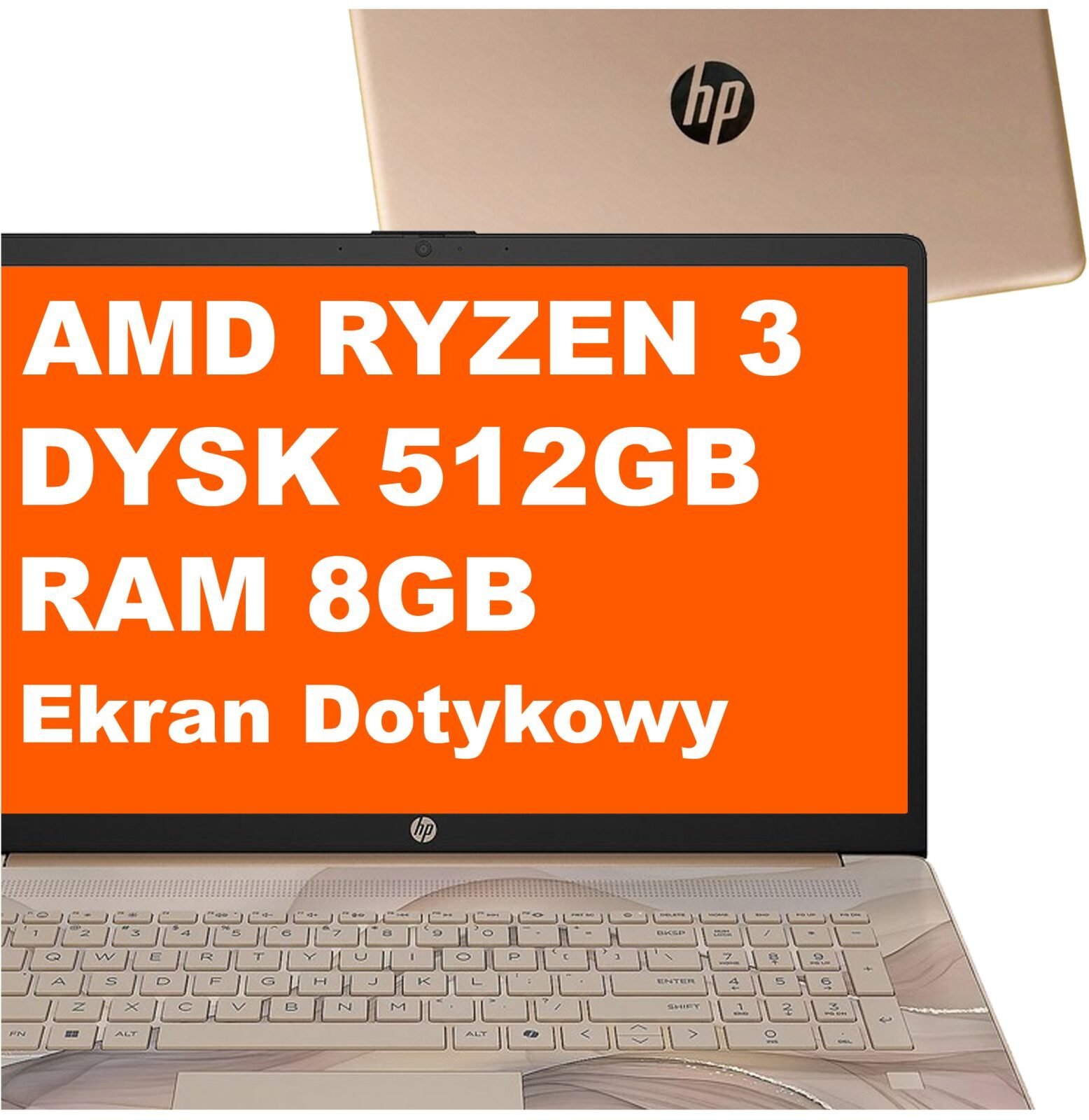 HP 17-cp2334ds Ryzen 3 7320U / 8 GB / 512 GB / W11 (BL0W5UA)