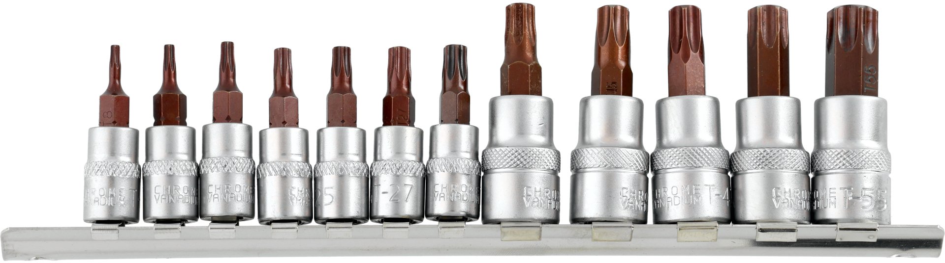 Waart WAART Zestaw Nasadek Torx 1/4'' 3/8'' 12el Klucze Do Serwisu