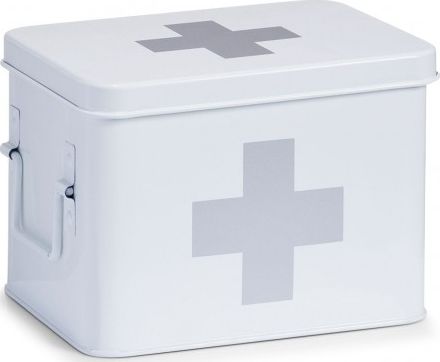 Zeller Apteczka na lekarstwa biała 16,5x22,5x16cm