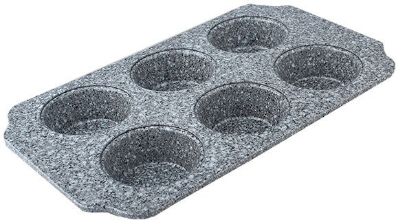 Maestro Forma do pieczenia muffinek babeczek granitowa MAESTRO MR-1128-6