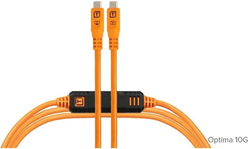Tether Tools LeverLock&Cable Kit Optima 10G gerade orange 9,2m