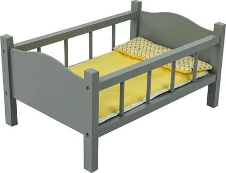 Barrutoys Wooden Doll Bed | For Dolls Up To 40 Cm | Doll Crib