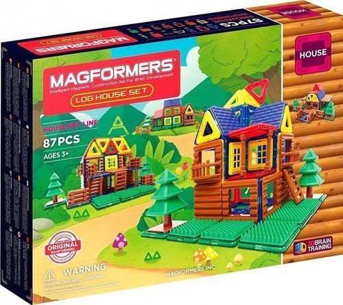 MAGFORMERS LOG HOUSE SET